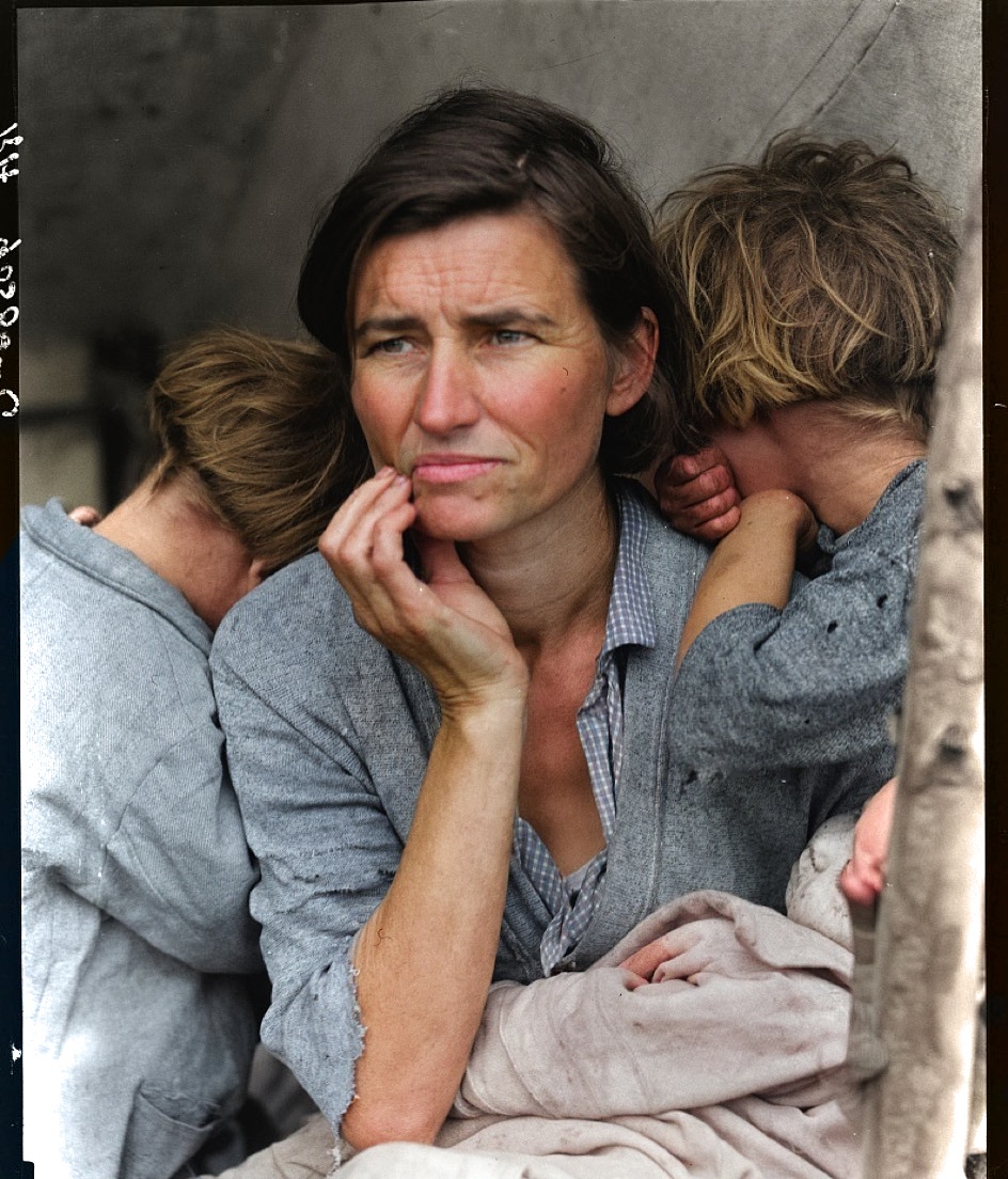 The same photograph after Photospital restored and colorized it